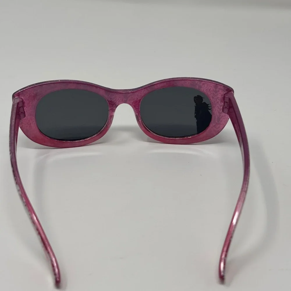 Disney Frozen Sunglasses Girls Pink Glitter Anna Elsa Snowflake Y2K‎ Kidcore